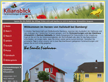 Tablet Screenshot of fewo-kiliansblick.de